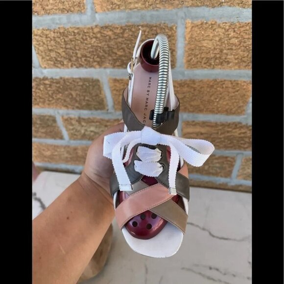 Marc by Marc Jacobs multicolored heel sandals 37/6.5 - Picture 9 of 13